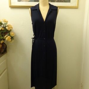 A.B.S by Allen Schwartz Dark Navy Blue Dress
